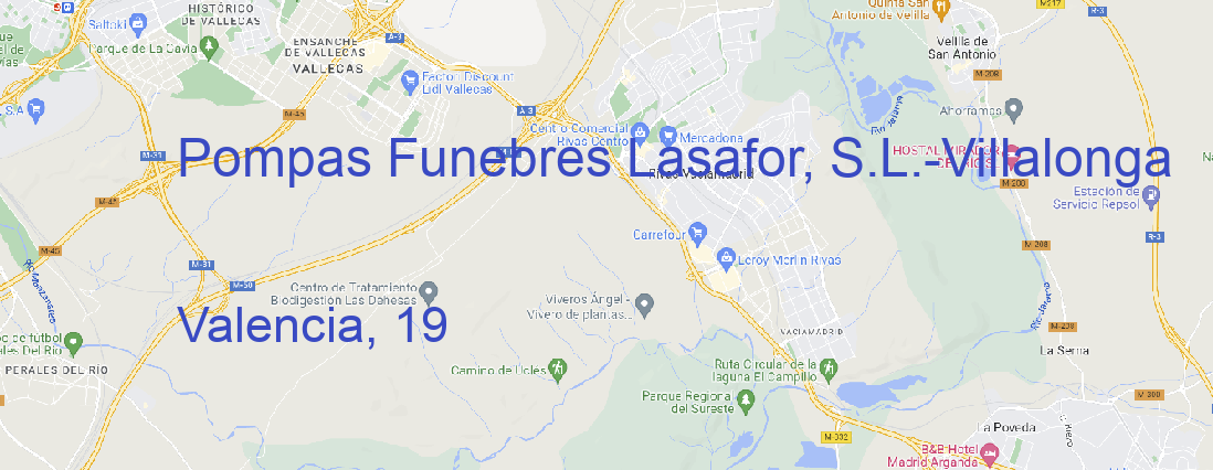 Tienda Pompas Funebres Lasafor, S.L. Villalonga