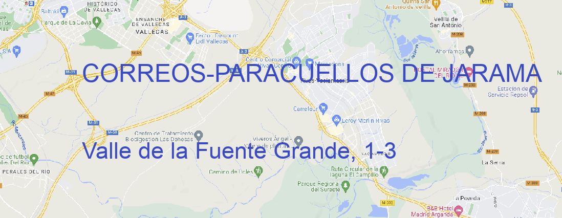 Oficina CORREOS PARACUELLOS DE JARAMA
