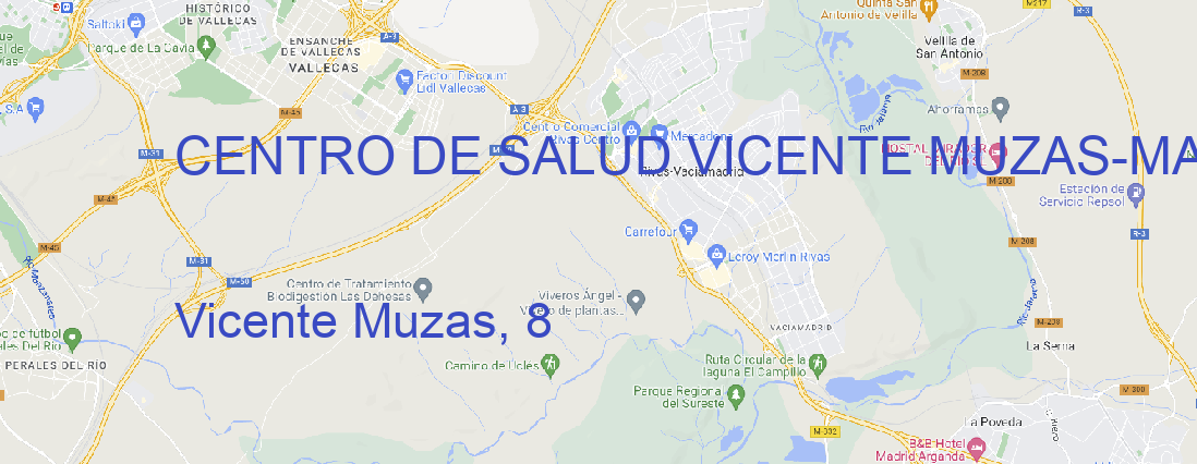 Oficina CENTRO DE SALUD VICENTE MUZAS MADRID
