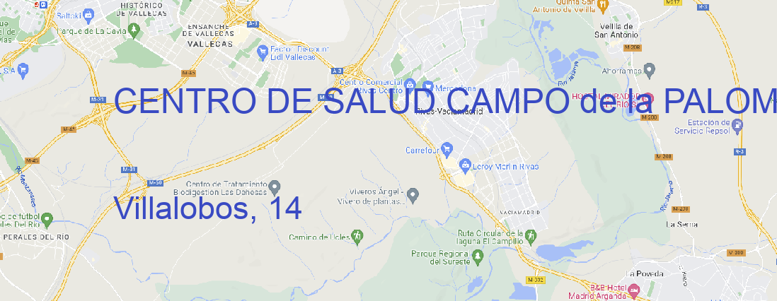 Oficina CENTRO DE SALUD CAMPO de la PALOMA MADRID