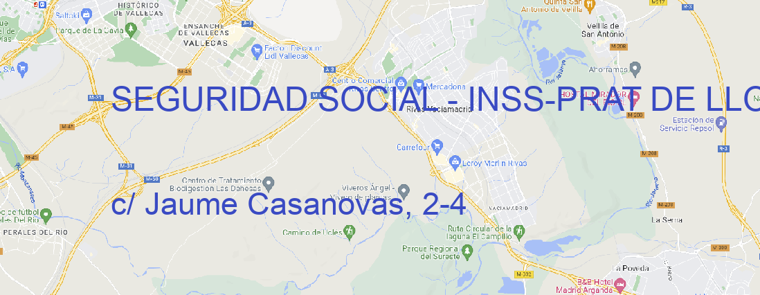 Oficina SEGURIDAD SOCIAL - INSS PRAT DE LLOBREGAT (EL)