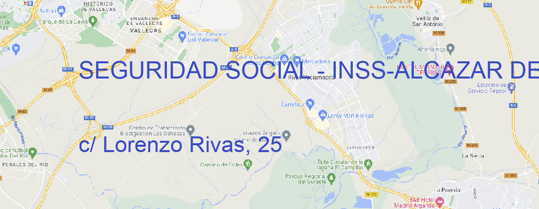 Oficina SEGURIDAD SOCIAL - INSS ALCAZAR DE SAN JUAN