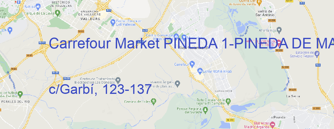 Tienda Carrefour Market PINEDA 1 PINEDA DE MAR